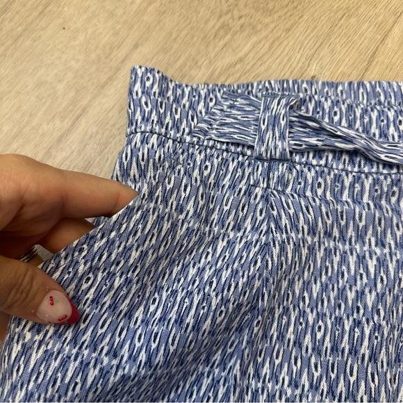 C&C California Blue Ikat Linen Shorts - Picture 4 of 7